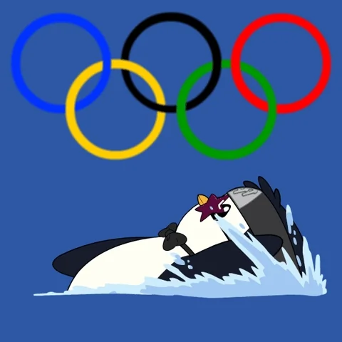 swimming Penguin olympics